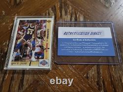 MICHAEL JORDAN 1991 Upper Deck Classic Confrontation #34 HAND-SIGNED AUTO WithCOA