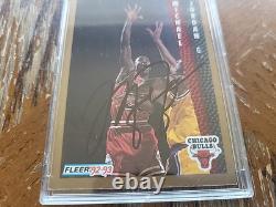 MICHAEL JORDAN 1992-93 Fleer Basketball #32 (HAND-SIGNED AUTOGRAPH) WithCOA (TSA)