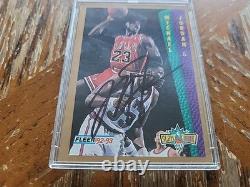 MICHAEL JORDAN 1992-93 Fleer Slam Dunk #273 HAND-SIGNED AUTO WithCOA VS Autographs
