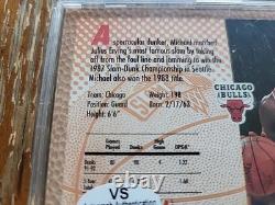 MICHAEL JORDAN 1992-93 Fleer Slam Dunk #273 HAND-SIGNED AUTO WithCOA VS Autographs