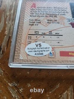 MICHAEL JORDAN 1992-93 Fleer Slam Dunk #273 HAND-SIGNED AUTO WithCOA VS Autographs