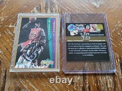 MICHAEL JORDAN 1992-93 Fleer Slam Dunk #273 HAND-SIGNED AUTO WithCOA VS Autographs