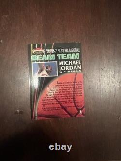 MICHAEL JORDAN 1992 TOPPS STADIUM CLUB #1 BEAM TEAM MEMBERS ONLY Dinged Corner