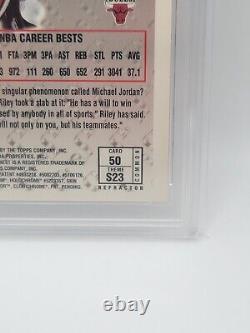 MICHAEL JORDAN 1996-97 FINEST Refractor! Insert NO COATING #50 DGA 6.5 PSAINH08