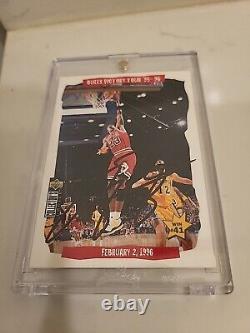 MICHAEL JORDAN 1996 Upper Deck Collector's Choice #25 HARD-SIGNED AUTO WithCOA TSA