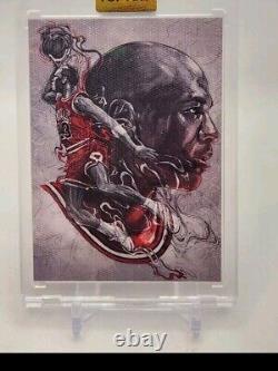 MICHAEL JORDAN Card #7 of ONLY 40 Made! Michael Jordan Basketball Card NBA Bulls