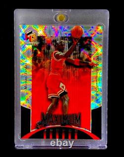 MICHAEL JORDAN DIAMOND REFRACTOR SP HOLO NBA Rare Card SILVER BULLS