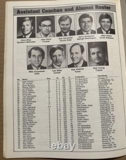 MICHAEL JORDAN Debut Program RC 1984 Olympics Basketball Team USA 6/22/84