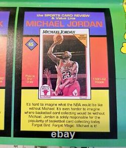 MICHAEL JORDAN (RARE) 1992 Sports Card & Value Line Review Magazine with Cards