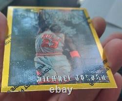 MICHAEL JORDAN SP RARE GOLD 1996-97 TOPPS FINEST #291 WithPROTECTIVE SEAL COATING