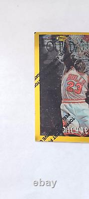 MICHAEL JORDAN SP RARE GOLD 1996-97 TOPPS FINEST #291 WithPROTECTIVE SEAL COATING