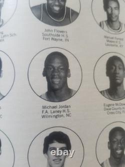 MICHAEL JORDAN SPORTS ILL 1981 McDonalds All High School Team 1st Appearance