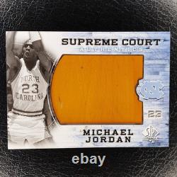 MICHAEL JORDAN Supreme Court Authentics GAME USED Floor 2010-11 SP Authentic