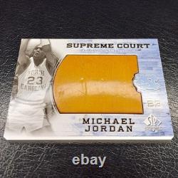 MICHAEL JORDAN Supreme Court Authentics GAME USED Floor 2010-11 SP Authentic