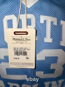 MITCHELL & NESS MICHAEL JORDAN jersey $300 new NORTH CAROLINA BlueJERSEYNWT