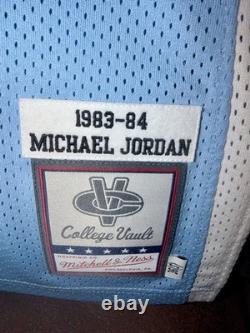 MITCHELL & NESS MICHAEL JORDAN jersey $300 new NORTH CAROLINA BlueJERSEYNWT