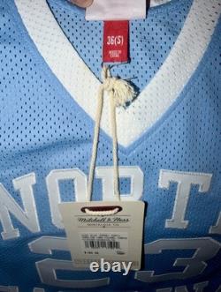 MITCHELL & NESS MICHAEL JORDAN jersey $300 new NORTH CAROLINA BlueJERSEYNWT