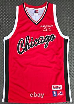 Majestic NBA Chicago Bulls Michael Jordan #23 Jersey Mens Sz 54 Vtg Red RARE