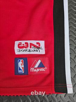 Majestic NBA Chicago Bulls Michael Jordan #23 Jersey Mens Sz 54 Vtg Red RARE