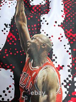 Majestic NBA Chicago Bulls Michael Jordan #23 Jersey Mens Sz 54 Vtg Red RARE