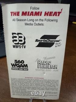 Miami Heat Chicago Bulls'92 NBA Basketball Playoffs RD1 Gm 1 Jordan 56 Pts