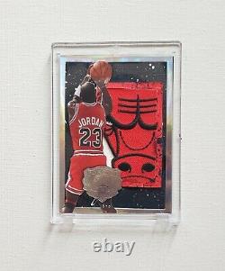 Michael Jordan 1/1 Custom Patch Art Card By Artist Keith Kelley Auto Bulls