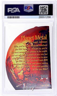 Michael Jordan #1 1998 Metal Universe Planet Metal PSA 10 (28551258)