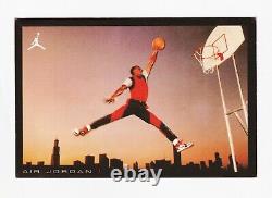 Michael Jordan 1 Jumpman Logo Promo Oversized 4x6 ROOKIE