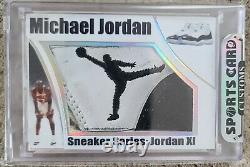 Michael Jordan 11s Custom Card with Jumpman Logo from Authentic Jordan 11s