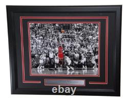 Michael Jordan 14x11 Framed The Last Shot Photo