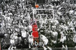 Michael Jordan 14x11 Framed The Last Shot Photo
