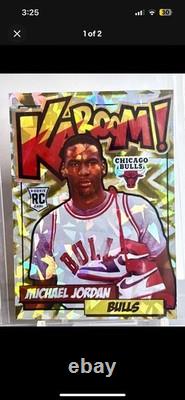 Michael Jordan 16 Card Lot Cracked Ice Holographic Custom Trading Card Art