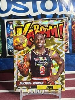 Michael Jordan 16 Card Lot Cracked Ice Holographic Custom Trading Card Art