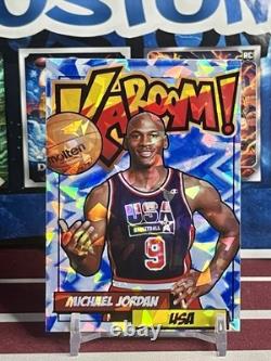 Michael Jordan 16 Card Lot Cracked Ice Holographic Custom Trading Card Art