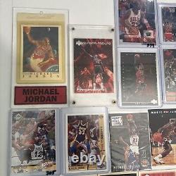 Michael Jordan (17) Basketball Card LOT