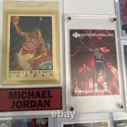 Michael Jordan (17) Basketball Card LOT