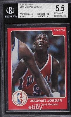 Michael Jordan 1984-85 Star #195 BGS 5.5