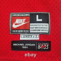 Michael Jordan 1984 Chicago Bulls NIKE NBA 8403 Jersey Rare Vintage Size Large