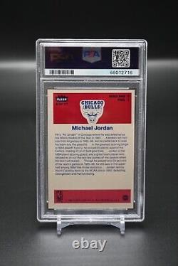 Michael Jordan 1986 Fleer Sticker RC #8 PSA 8-Bulls Rookie Card Pristine GOAT