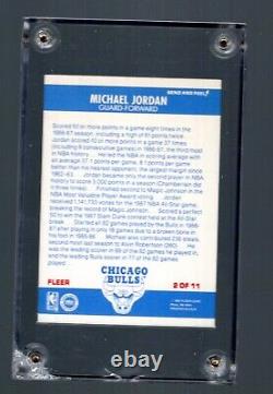 Michael Jordan 1987 Fleer Sticker #2