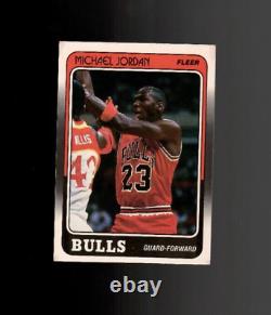 Michael Jordan 1988-89 Fleer Basketball Chicago Bulls Card #17