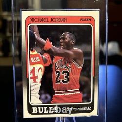 Michael Jordan 1988-89 Fleer Set-Break # 17 Sharp Corners Bulls