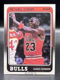 Michael Jordan 1988 Fleer Basketball #17 Chicago Bulls CENTERED