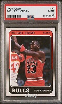 Michael Jordan 1988 Fleer PSA 9