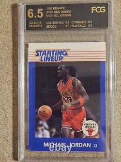 Michael Jordan 1988 and 1990 Kenner Starting Lineup Cards Graded! READ