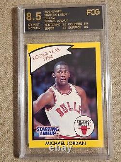 Michael Jordan 1988 and 1990 Kenner Starting Lineup Cards Graded! READ