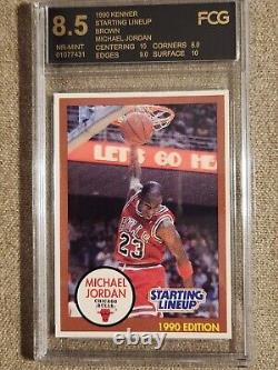 Michael Jordan 1988 and 1990 Kenner Starting Lineup Cards Graded! READ