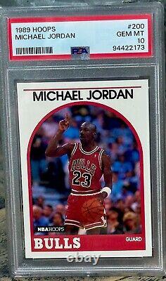 Michael Jordan 1989 Hoops #200 PSA 10 Gem Mint PERFECT CARD? FRESHLY GRADED