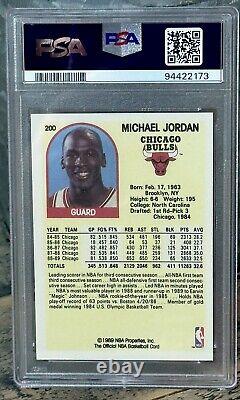 Michael Jordan 1989 Hoops #200 PSA 10 Gem Mint PERFECT CARD? FRESHLY GRADED