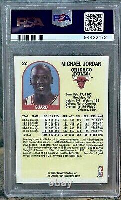 Michael Jordan 1989 Hoops #200 PSA 10 Gem Mint PERFECT CARD? FRESHLY GRADED